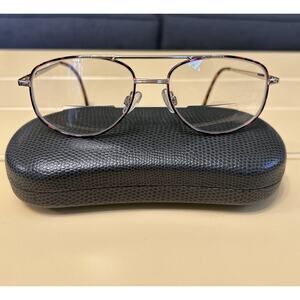 Modern Optical JOEL DEMI AMBER 54-16 Metal Full Rim Eyeglasses Frame F368 Square